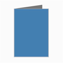 Color Steel Blue Mini Greeting Card by Kultjers