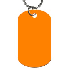 Color Ut Orange Dog Tag (one Side) by Kultjers