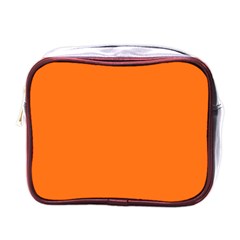 Color Pumpkin Mini Toiletries Bag (one Side) by Kultjers