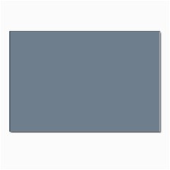 Color Slate Grey Postcard 4 x 6  (pkg Of 10) by Kultjers