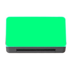 Color Spring Green Memory Card Reader With Cf by Kultjers