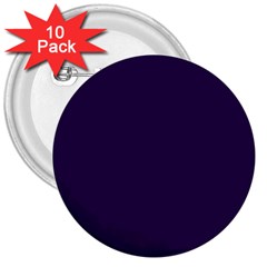 Color Russian Violet 3  Buttons (10 Pack) 
