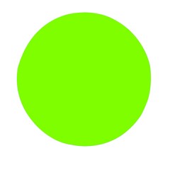 Color Chartreuse Mini Round Pill Box (pack Of 3)