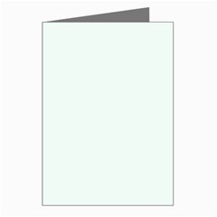 Color Mint Cream Greeting Cards (pkg Of 8) by Kultjers