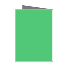 Color Paris Green Mini Greeting Cards (pkg Of 8) by Kultjers
