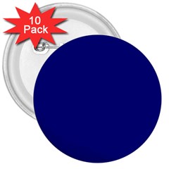 Color Navy 3  Buttons (10 Pack) 