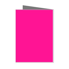 Color Deep Pink Mini Greeting Cards (pkg Of 8) by Kultjers