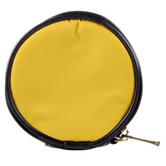 Color Mustard Mini Makeup Bag by Kultjers