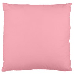 Color Light Pink Large Cushion Case (one Side) by Kultjers