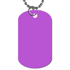 Color Medium Orchid Dog Tag (two Sides) by Kultjers