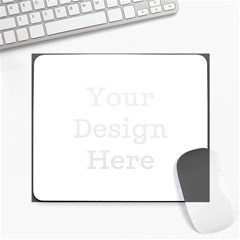 Color Dim Grey Large Mousepad