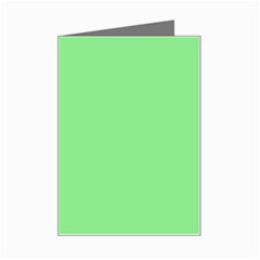 Color Light Green Mini Greeting Card by Kultjers