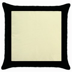 Color Lemon Chiffon Throw Pillow Case (black) by Kultjers