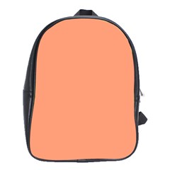 Color Light Salmon School Bag (xl) by Kultjers