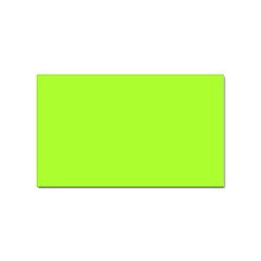 Color Green Yellow Sticker (rectangular)