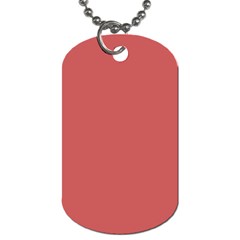 Color Indian Red Dog Tag (two Sides) by Kultjers