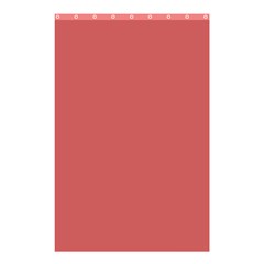 Color Indian Red Shower Curtain 48  X 72  (small)  by Kultjers