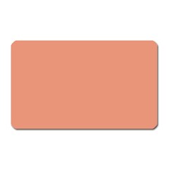 Color Dark Salmon Magnet (rectangular) by Kultjers