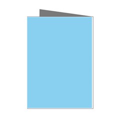 Color Baby Blue Mini Greeting Cards (Pkg of 8)