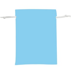 Color Baby Blue Lightweight Drawstring Pouch (XL)