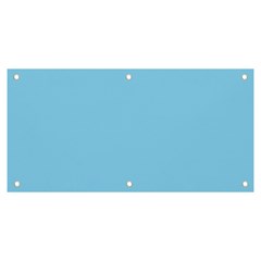 Color Baby Blue Banner And Sign 6  X 3  by Kultjers