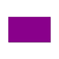 Color Dark Magenta Sticker Rectangular (10 Pack)