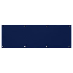 Color Delft Blue Banner And Sign 9  X 3  by Kultjers