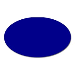 Color Dark Blue Oval Magnet by Kultjers