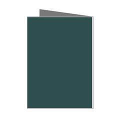 Color Dark Slate Grey Mini Greeting Cards (pkg Of 8) by Kultjers