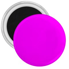 Color Fuchsia / Magenta 3  Magnets by Kultjers