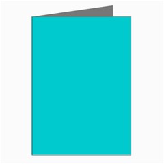 Color Dark Turquoise Greeting Cards (pkg Of 8) by Kultjers