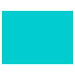 Color Dark Turquoise Double Sided Flano Blanket (extra Small)