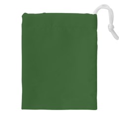 Color Artichoke Green Drawstring Pouch (5xl) by Kultjers