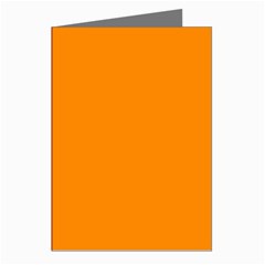 Color Dark Orange Greeting Cards (pkg Of 8) by Kultjers
