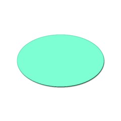 Color Aquamarine Sticker (oval) by Kultjers