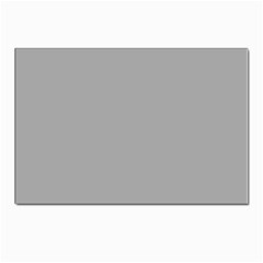 Color Dark Grey Postcards 5  X 7  (pkg Of 10) by Kultjers