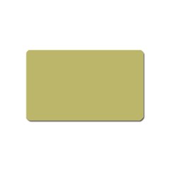 Color Dark Khaki Magnet (name Card) by Kultjers