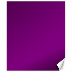 Color Purple Canvas 8  X 10 