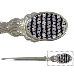 Seamless Pattern With Interweaving Braids Letter Opener by Pakemis