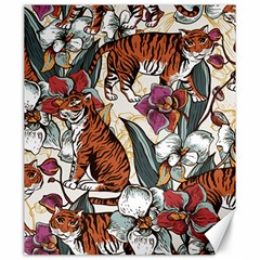 Natural-seamless-pattern-with-tiger-blooming-orchid Canvas 20  x 24 