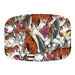 Natural-seamless-pattern-with-tiger-blooming-orchid Mini Square Pill Box