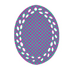 Pattern Oval Filigree Ornament (two Sides)