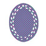 Pattern Oval Filigree Ornament (Two Sides) Front