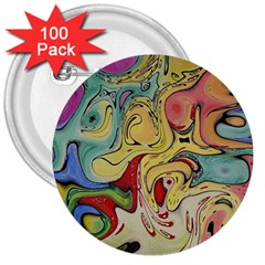 Abstract Art 3  Buttons (100 Pack)  by gasi