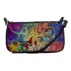 Abstract Art Shoulder Clutch Bag