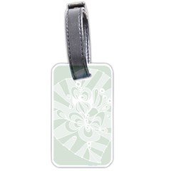 Blue Zendoodle Luggage Tag (one Side)