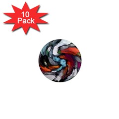 Abstract Art 1  Mini Magnet (10 Pack)  by gasi