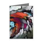 Abstract art Mini Greeting Card Left