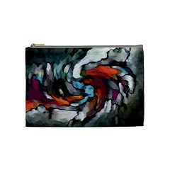 Abstract Art Cosmetic Bag (medium) by gasi