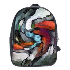 Abstract Art School Bag (xl)
